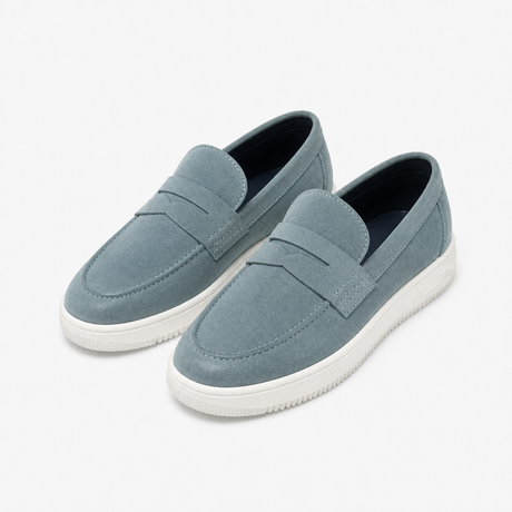 Cupsole Penny Loafers, Dusty Blue