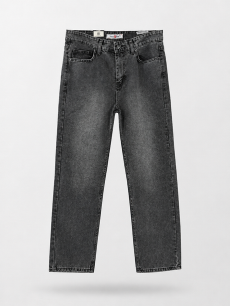 Straight Leg Jeans in Grey